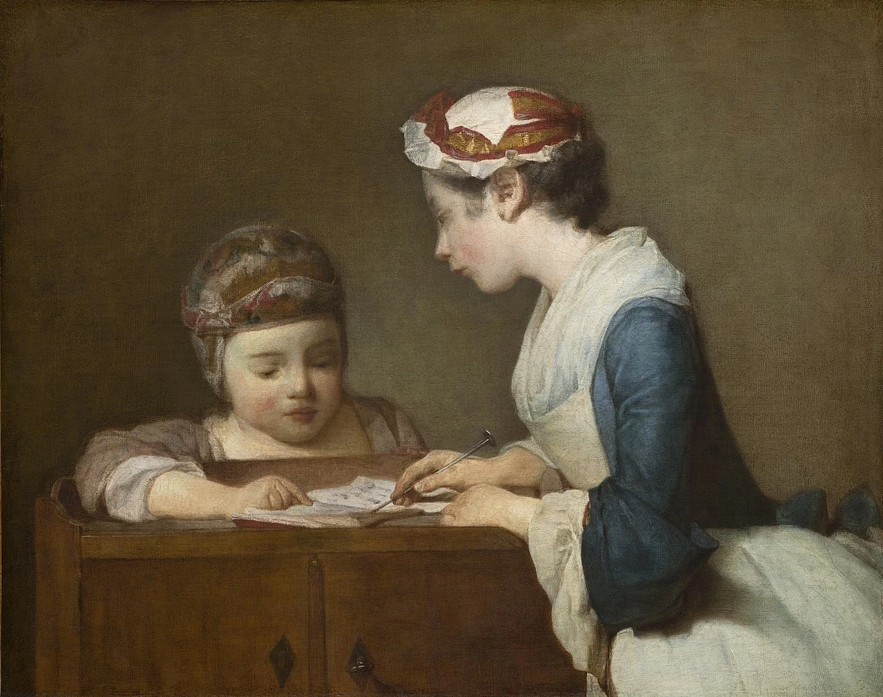 Jean Siméon Chardin - La piccola maestra, National Gallery of Art, Washington DC